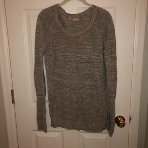 Loft Gray Woven Sweater